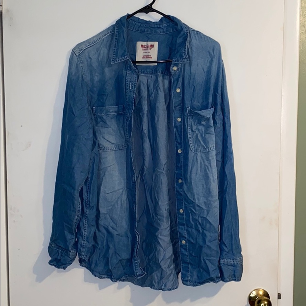 Mossimo chambray shirt.